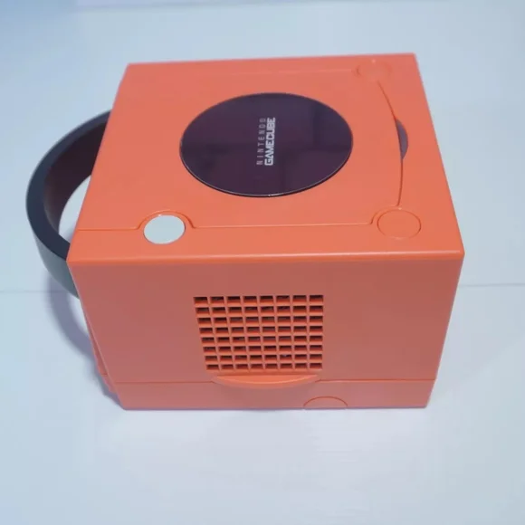 Warm Red Nintendo GameCube Console DOL-001 (USA) w/ OEM Metallic Red Controller